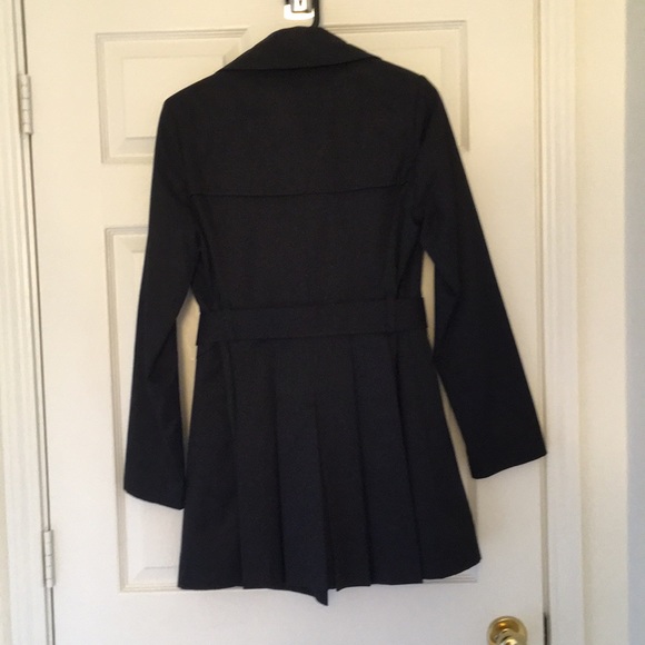 Via Spiga Black Trench Coat - Picture 4 of 5